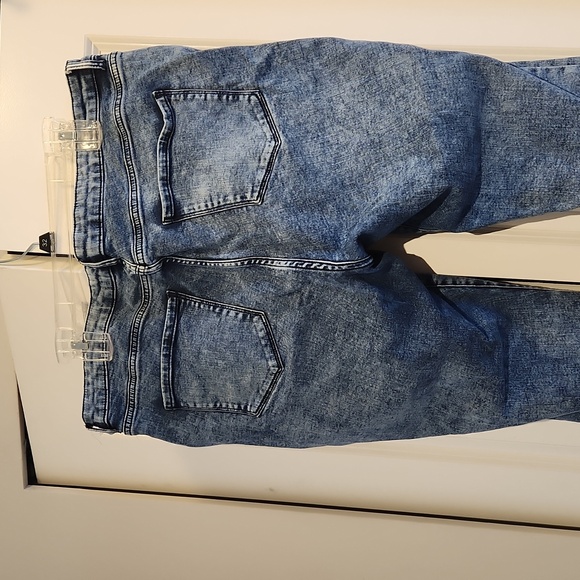 Dark Wash High Waisted Skinny Jeans - Picture 3 of 3